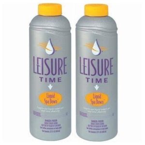 LIQUID SPA DOWN FOR SPA & HOT TUB - QUART - 2-PACK (LEISURE TIME - ZIQ)