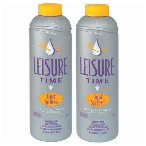 LIQUID SPA DOWN FOR SPA & HOT TUB - QUART - 2-PACK (LEISURE TIME - ZIQ)