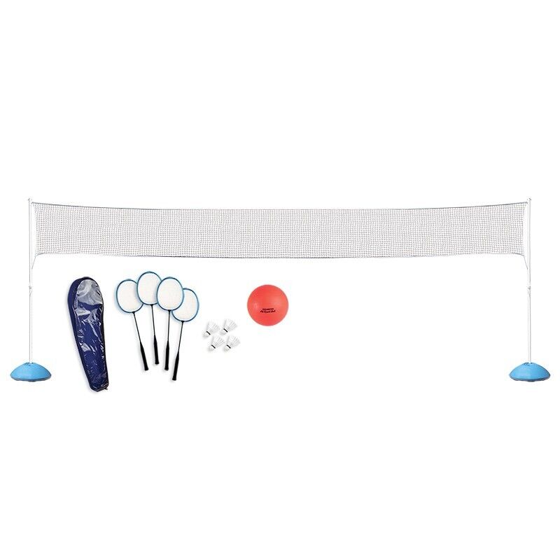 POOLSIDE VOLLEYBALL / BADMINTON GAME COMBO (POOLMASTER INCORPORATED - 72785)