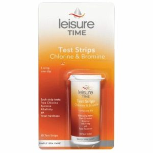 CHLROINE / BROMINE 4-WAY TEST STRIP - 50 PACK (LEISURE TIME - 45006A)