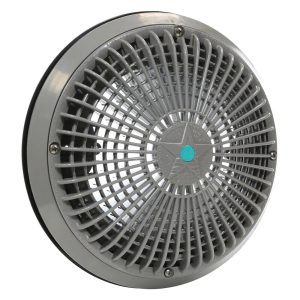 10" STAR SUCTION COVER W/ UNIV ADAPTER - BLACK (AQUASTAR - A10RCFR102)