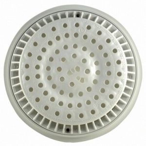 8" WHITE SUCTION COVER W/ FRAME (SUPER-PRO - SG6402310 VC)