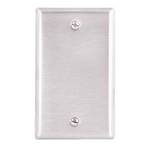 ALUMINUM 1-GANG W/P BLANK COVER (ORBIT INDUSTRIES INC - 1-BC)