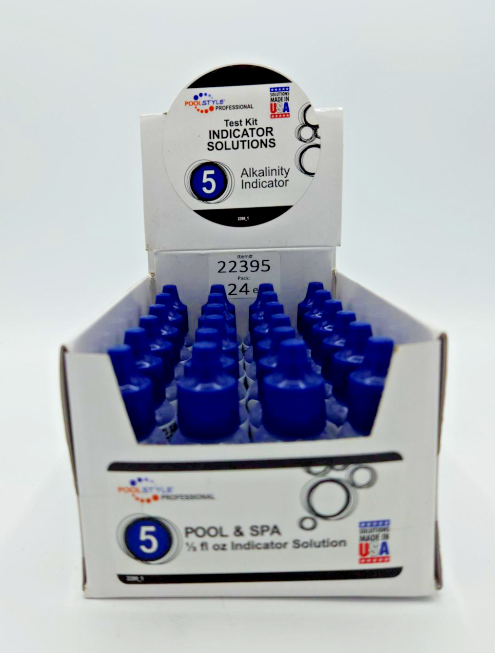 #5 ALKALINITY TEST KIT SOLUTION, REAGENT - 1/2 OZ, 5 PACK (POOLSTYLE - 22395) - Image 2