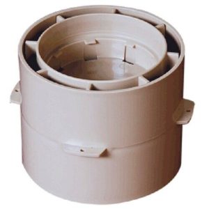 4" ROUND POUR-A-DRAIN DECK DRAIN - GRAY (STETSON - DC401 GRAY)