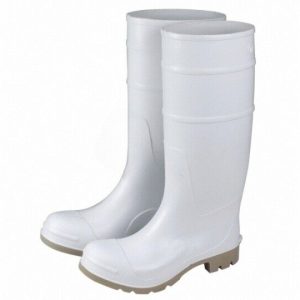 SIZE 11 VINYL BOOT OVER SOCKS - WHITE (KRAFT TOOL COMPANY - GG911-WHITE)