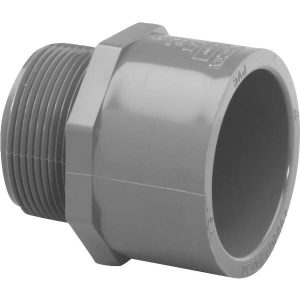 .75" SxMPT PVC MALE ADAPTER SCH80 (LASCO - 836- 007)