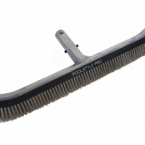 18" SS BRISTLE PRO SERIES ALUM ALGAE BRUSH {PS964} (POOLSTYLE - K204CB/SS/SCP)