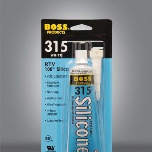 CLEAR 315 RTV 100% SILICONE SEALANT - 3OZ (SOUDAL ACCUMETRIC - 142162)