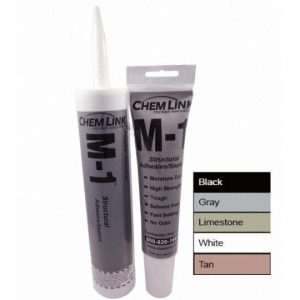 M-1 MARINE GRADE ADHESIVE / SEALANT - 10.1OZ - BLACK (CHEM LINK - F1270BL)