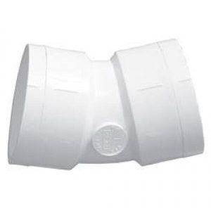 2"S SCH40 PVC 22.5^ ELL (LASCO FITTINGS INC - 465-020)