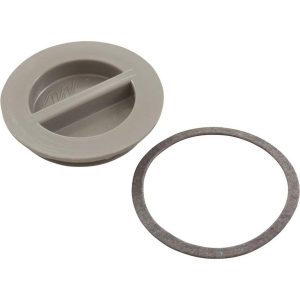 1.5" BAG FLUSH PLUG W/ GASKET {BAGGED} - GRAY (WATERWAY PLASTICS - 400-4147B)