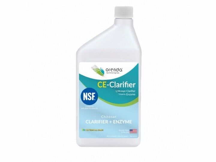 CHITOSAN CLARIFIER + ENZYME - QUART (ORENDA TECHNOLOGIES - CE-CLARIFIER-12X1QT)
