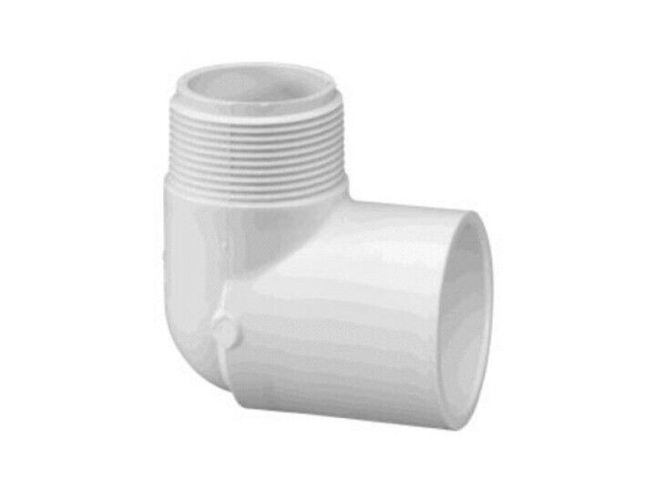 1"MPT x 1"S SCH40 PVC STREET 90^ ELL (LASCO FITTINGS - 410-010BC)