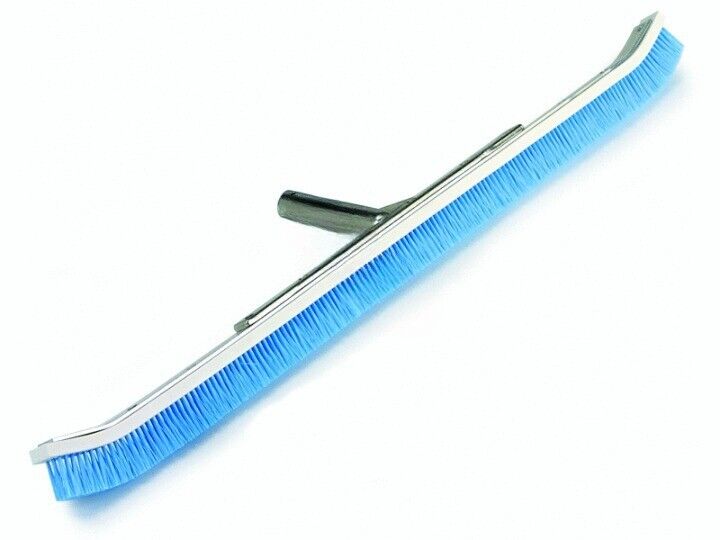 24" BLUE NYLON BRISTLE CURVED ALUM WALL BRUSH {#905} (PENTAIR- R111342)