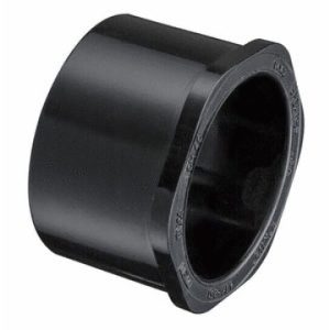 2"SPG X 1.5"S BLACK SCH40 PVC REDUCER BUSHING (SPEARS MFG - 437-251B)