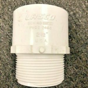 2.5" Male threaded adapter - mptxs - schedule 40  (lasco - 436-025)