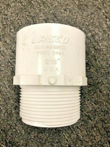 2.5" Male threaded adapter - mptxs - schedule 40  (lasco - 436-025)