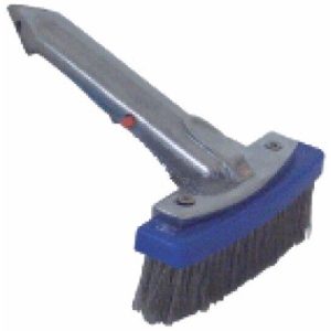 DELUXE 5" ALUM HANDLE STAINLESS STEEL ALGAE BRUSH PS314 (POOLSTYLE - K314CB/SCP)