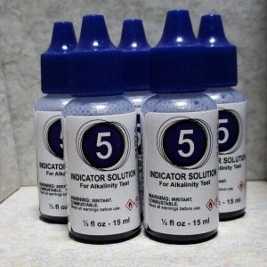 #5 ALKALINITY TEST KIT SOLUTION, REAGENT - 1/2 OZ, 5 PACK (POOLSTYLE - 22395)