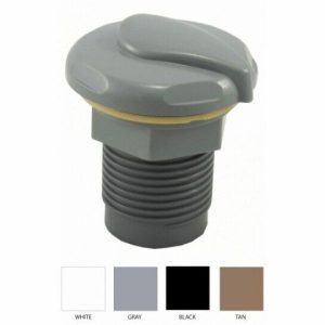 1"S WHITE SPA AIR CONTROL (SUPER-PRO - 25098-000-000)