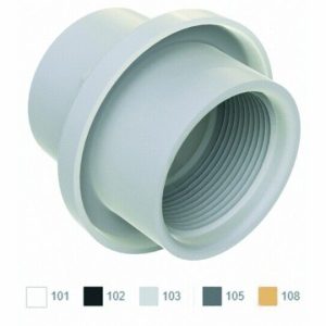 1.5"SXFPT LIGHT NICHE/ RETURN FITTING - DARK GRAY  (AQUASTAR - 3605)