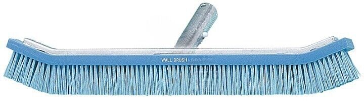 18" BLUE PLASTIC BRISTLE CURVED ALUM WALL BRUSH (A&B - 2001)