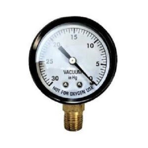 2" 0-100PSI 0.25" BTM MOUNT STEEL PRESSURE GAUGE (SUPER-PRO - 82100BU)