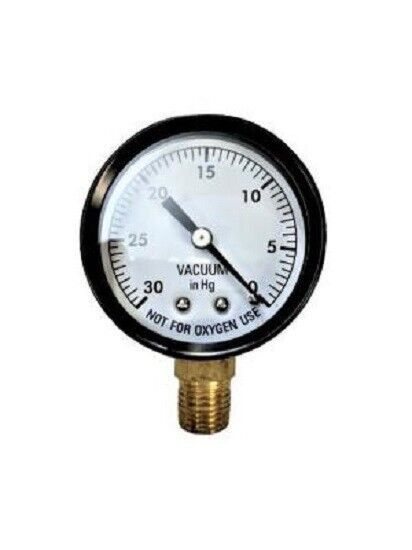 2" 0-100PSI 0.25" BTM MOUNT STEEL PRESSURE GAUGE (SUPER-PRO - 82100BU)