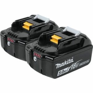 MAKITA 18V LXT 5 AH BATTERY 2-PACK (MAKITA USA INC - BL1850B-2)