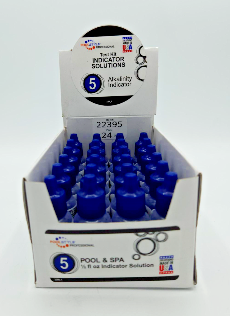 #5 ALKALINITY TEST KIT SOLUTION, REAGENT - 1/2 OZ, 5 PACK (POOLSTYLE - 22395) - Image 4