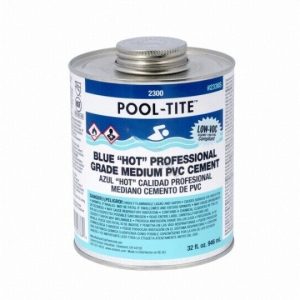 POOL-TITE BLUE GLUE - QUART (OATEY SUPPLY CHAIN SVCS INC - 2336S)