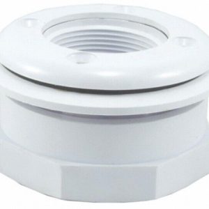 1.5"FPT WHITE VINYL INLET FITTING (SUPER-PRO - 25522-000-000)