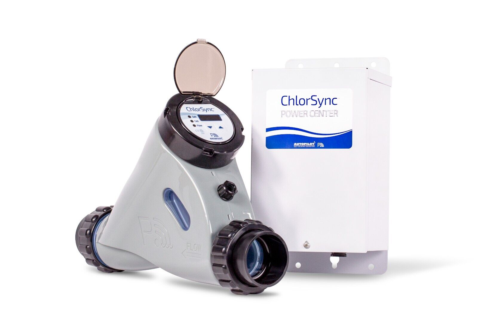 CHLORSYNC SALT CELL W/ POWER CENTER - 30,000 GAL.  (AQUACAL, CS30 & ECP0312)