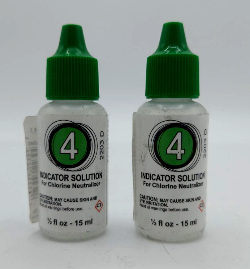 CHLORINE NEUTRALIZER TEST SOLUTION REAGENT #4 - 1/2 OZ 2-PACK(POOLSTYLE - 22394)