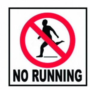 NON-SKID NO RUNNING DEPTH MARKER TILE - 5" (NPT - DM702-09)