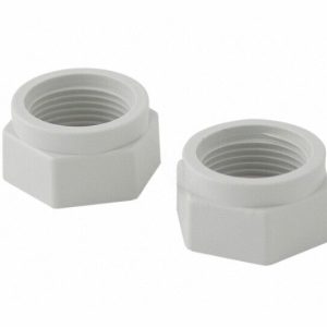 LEGEND / JET-VAC WHITE FEED HOSE MENDER NUT **2 PACK!! (PENTAIR - ED15)